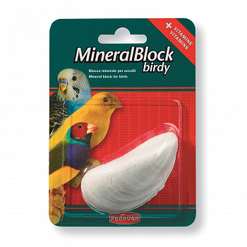 Padovan Минеральная добавка MINERALBLOCK Birdy минеральный блок  д/декоративных птиц (20г)