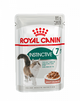 Royal Canin Паучи Кусочки в соусе для кошек: 7-12лет (Instinctive7+) 85 гр
