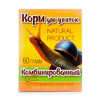 Эльф Корм повседневный для улиток "Комбинированный" 60гр (БП-0001132)