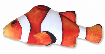 PetCh Игрушки для кошек Рыба КЛОУН с кош.мятой 20см