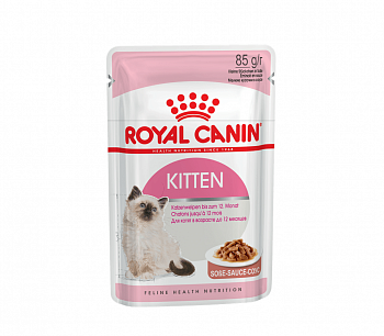 Royal Canin Паучи Кусочки в соусе для котят: 4-12мес. (Kitten Instinctive) 85 гр