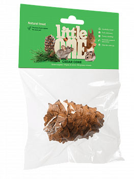 Little One Лакомство для всех видов грызунов "Кедровая шишка" 50 гр