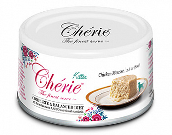 Pettric Cherie Консервы для котят мусс из Курицы 80 гр