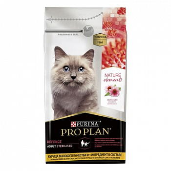 Pro Plan Natur EL для кастрированных кошек, с курицей 200 гр