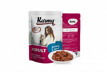 Karmy Паучи для Кошек Лосось в желе 80 гр