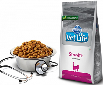 Farmina Vet Life для кошек при мочекаменной болезни струвитного типа (Struvite)