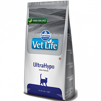 Farmina Vet Life для кошек с пищев.аллергией (UltraHypo) 2кг