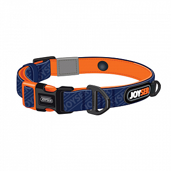 Joyser Ошейник для собак JOYSER Walk Base Collar S синий с оранжевым