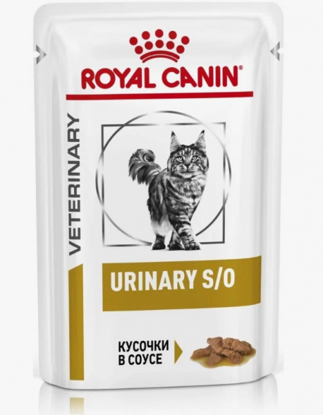 Royal Canin (вет.корма) Паучи кусочки в соусе для кошек при профилактике МКБ (Urinary S/O) 85 гр