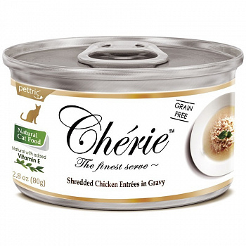 Pettric Cherie Консервы для кошек Курица в Подливе 80 гр
