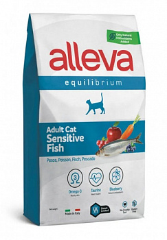 Alleva EQUILIBRIUM Cat Adult Sensitive Fish Для кошек с рыбой