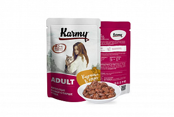 Karmy Паучи для Кошек Курица в соусе 80 гр