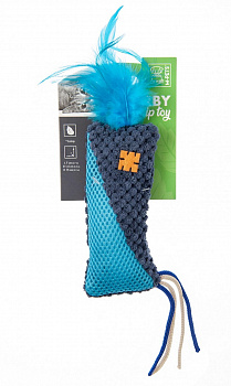 M-Pets плюшевая игрушка для кошек с кошачьей мятой, 15 x7.5 x1.5 см, Herby синяя