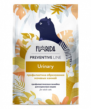 FLORIDA Preventive Line Для кошек Профилактика МКБ (Urinary)