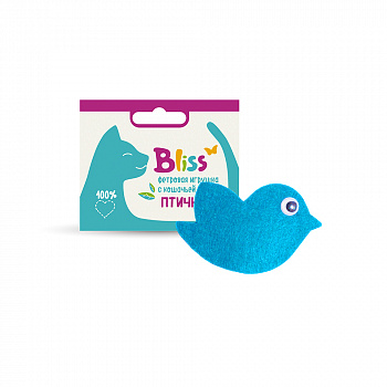 Эльф Игрушка для кошек Bliss с кошачьей мятой Птичка