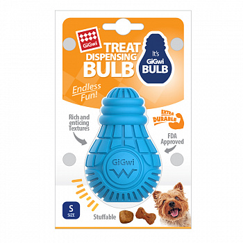 GiGwi Игрушка для собак Резиновая лампочка 8 см, серия BULB RUBBER