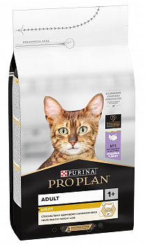 Pro Plan Для кошек склонных к полноте с Индейкой (LIGHT)