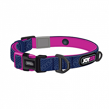 Joyser Ошейник для собак JOYSER Walk Base Collar S синий с розовым
