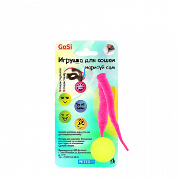 PETTO Игрушка для кошек "Нарисуй для кота" длинный хвост