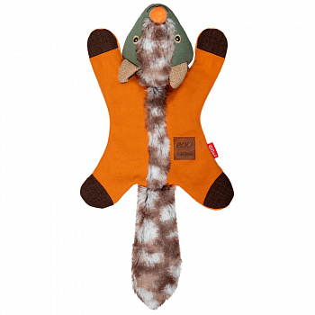 GiGwi Игрушка для собак Лисичка с пищалкой 39 см, серия CATCH & FETCH ECO