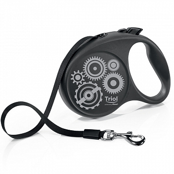 Triol Поводок-рулетка для собак Flexi Joy Motor S 5м до 50 кг, лента (11101015)