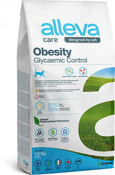 Alleva Care Cat Сухой корм для кошек Контроль потребления глюкозы (Obesity Glycaemic Control)