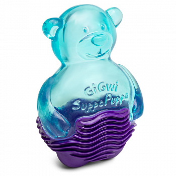 GiGwi Игрушка для маленьких собак Мишка с пищалкой 9см, серия SUPPA PUPPA
