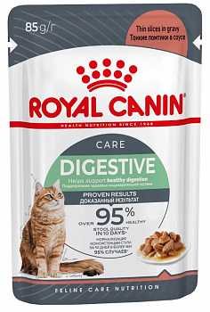 Royal Canin Паучи Кусочки в соусе для кошек 1-10лет: чувствит. пищеварение (Digestive Care) 85 гр