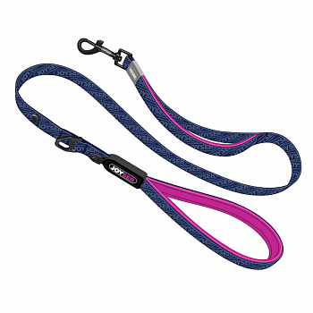 Joyser Поводок для собак JOYSER Walk Base Leash S синий с розовым