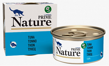 PRIME NATURE Консервы для кошек Тунец 85г