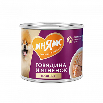 Мнямс Паштет для собак из говядины и ягненка «ЗДОРОВЫЕ СУСТАВЫ» 200 г