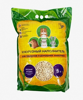 Золотой кот Кукурузный наполнитель 6л