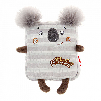 GiGwi Игрушка для собак Коала с пищалкой 12 см, серия PLUSH FRIENDZ 