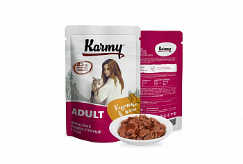Karmy Паучи для Кошек Курица в желе 80 гр