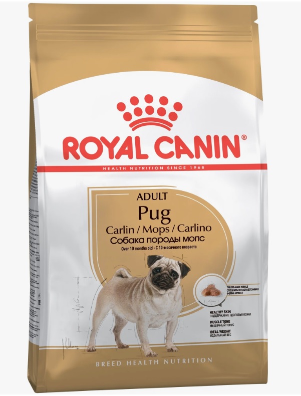 Royal Canin Для собак Мопс: с 10мес. (Pug)