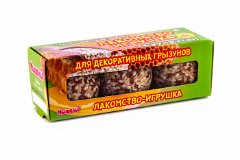 Эльф Медово-зерновые шарики для грызунов с кунжутом Мышильд, 60гр