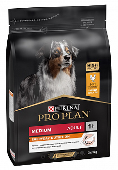 Pro Plan Для собак средних пород с Курицей (EVERYDAY NUTRITION)