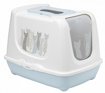 Moderna Туалет-домик Trendy Cat с угольным фильтром и совком, 50х39.5х37.5см "Maasai"