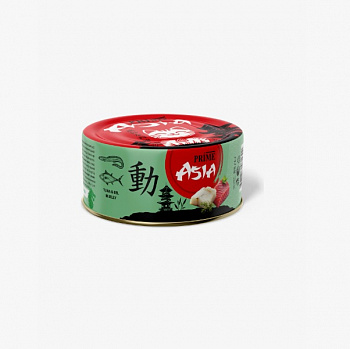 PRIME ASIA Консервы для кошек Тунец с угрем в желе 85г