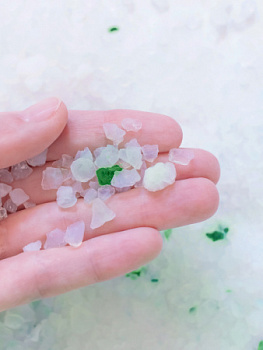 Pet it силикагелевый наполнитель для кошек Crystal Green, без аромата, 3.2 кг / 7.6 л