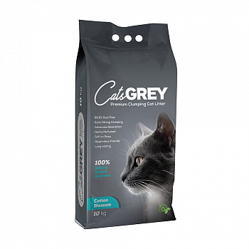 Cat's GREY Vanilla&Tangerine комкующийся наполнитель с ароматом ванили и танжерина 16 кг