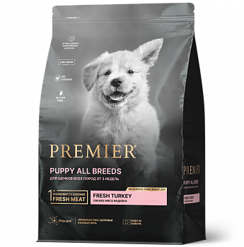 PREMIER Dog Сухой корм для щенков Свежее мясо индейки (Turkey PUPPY)