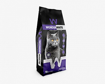 Wonder White Lavender наполнитель комкующийся c ароматом лаванды 15,3 кг (18л)