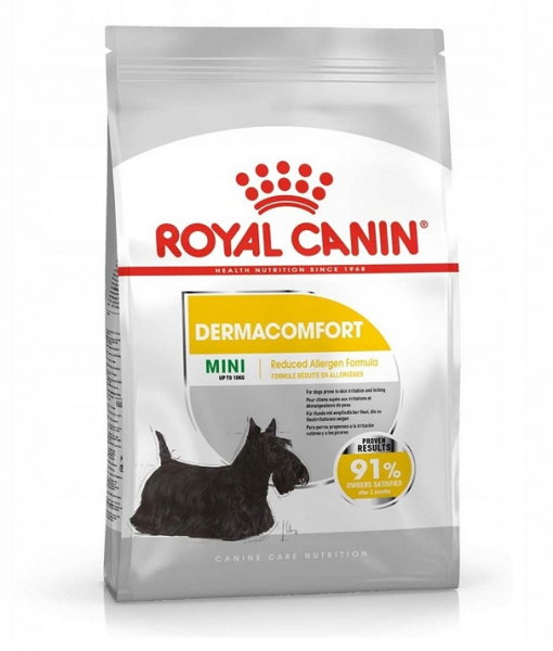 Royal Canin Для собак малых пород склонных к раздражению кожи и зуду (Mini Derma Comfort)