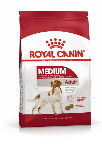 Royal Canin Для собак средних пород (11-25кг) (Medium Adult)