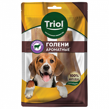 Triol Лакомство для собак Голени бараньи ароматные для собак, 65г