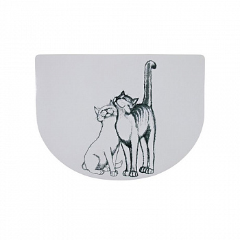 Trixie Коврик под миску "Кошечка" 40*30 см (24540)