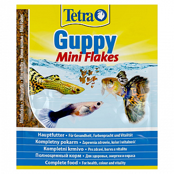 Tetra Guppy корм в хлопьях для гуппи 12 гр