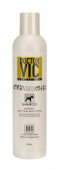 Doctor VIC Шампунь с экстрактами овса и пшеницы для собак фл. 250 мл