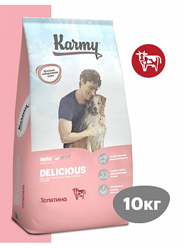 Karmy Для собак Деликатное пищеварение Мини Эдалт Телятина